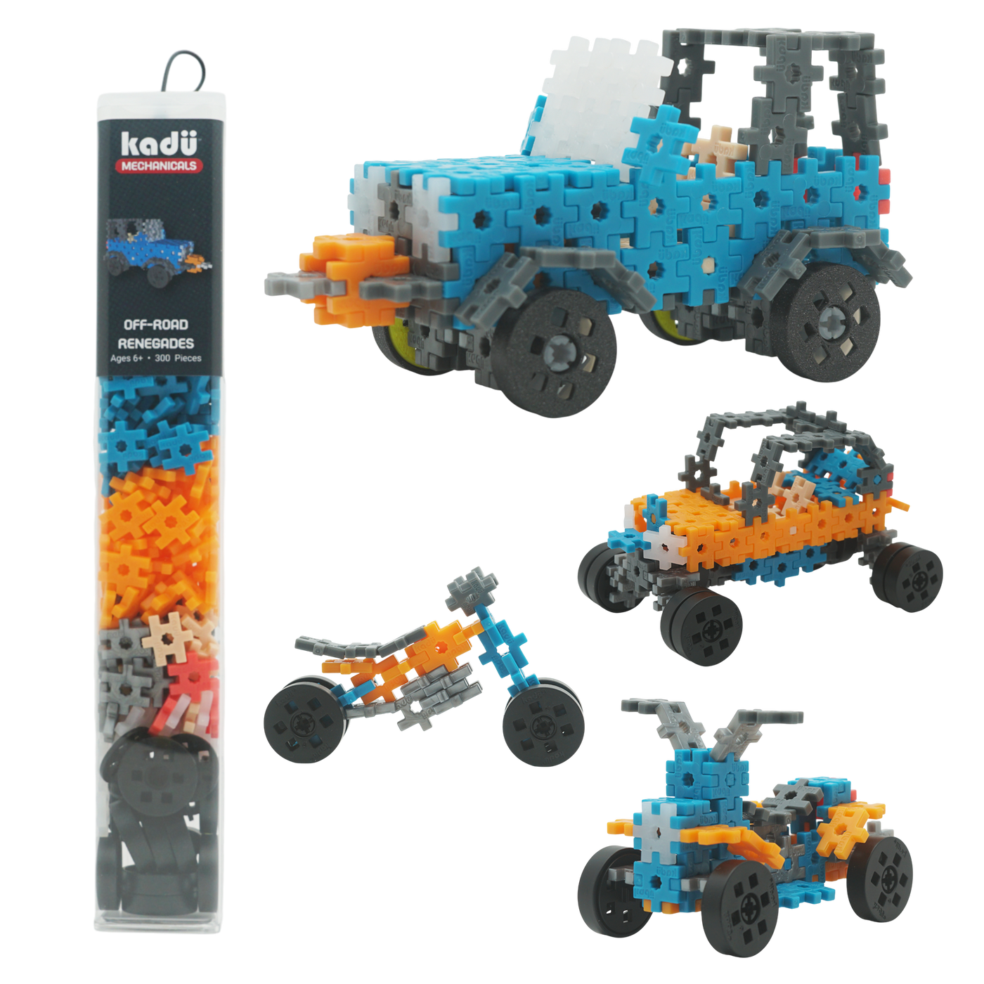 KADÜ Off-Road Renegades Blue + Orange 4 In 1