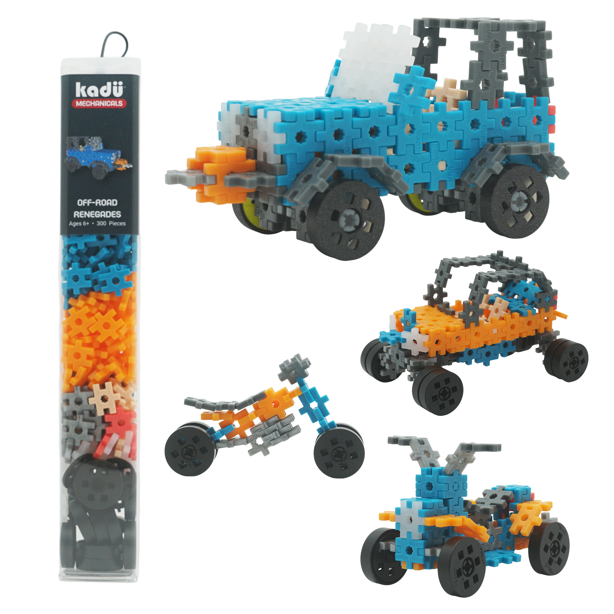 KADÜ Off-Road Renegades Blue + Orange 4 In 1