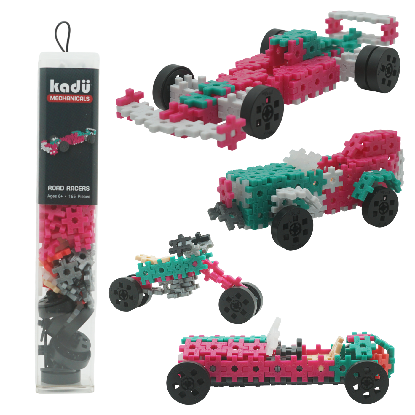 KADÜ Road Racers Pink + Racing Green 4 In 1