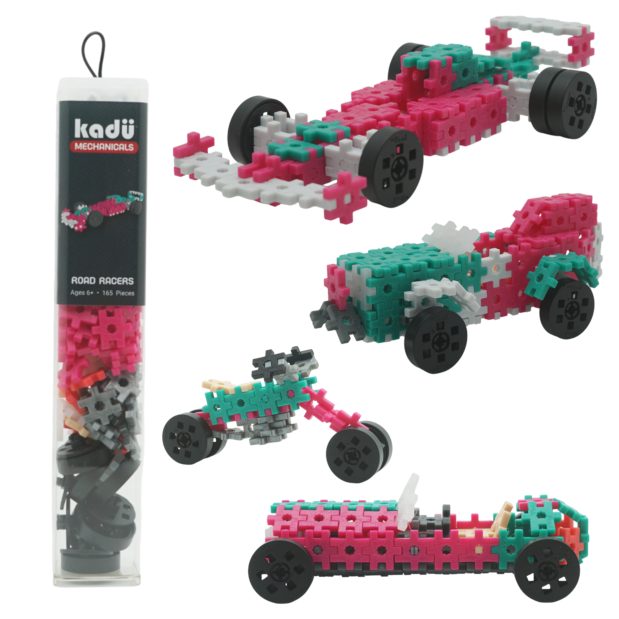 KADÜ Road Racers Pink + Racing Green 4 In 1