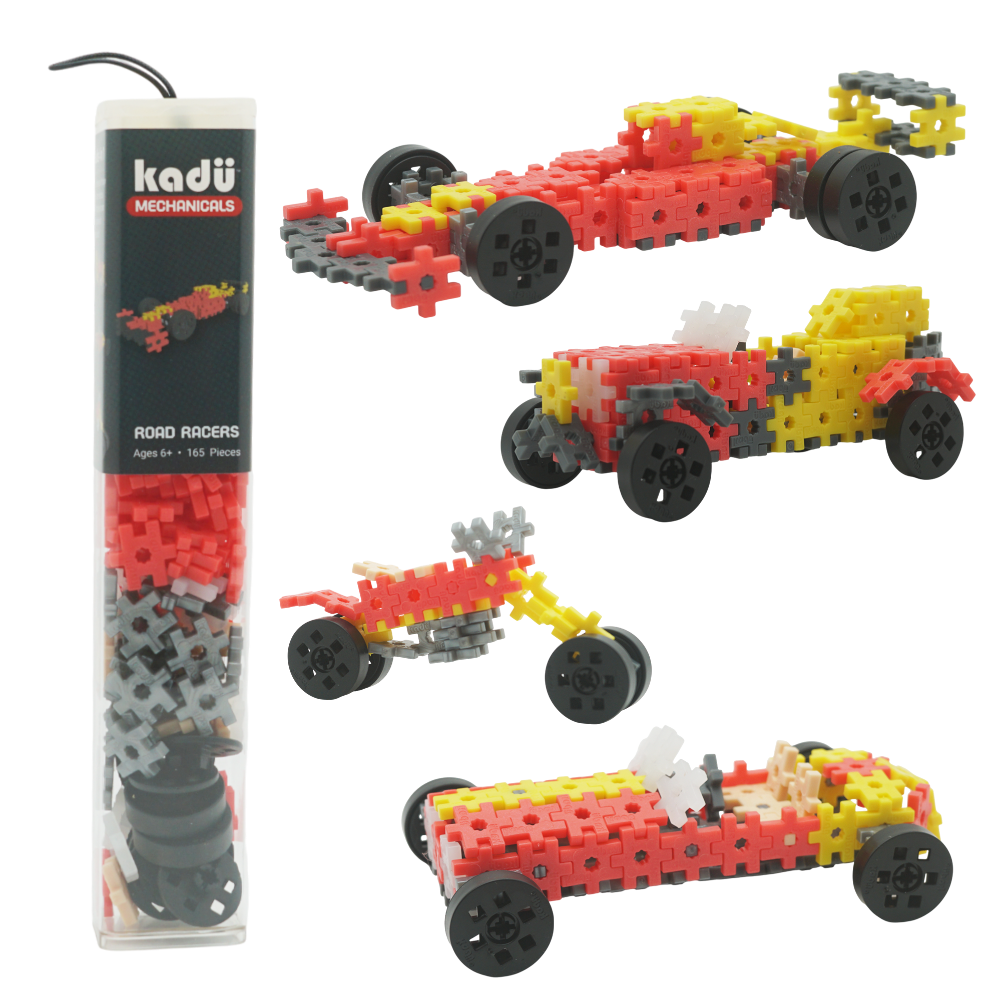 KADÜ Road Racers Red + Yellow 4 In 1